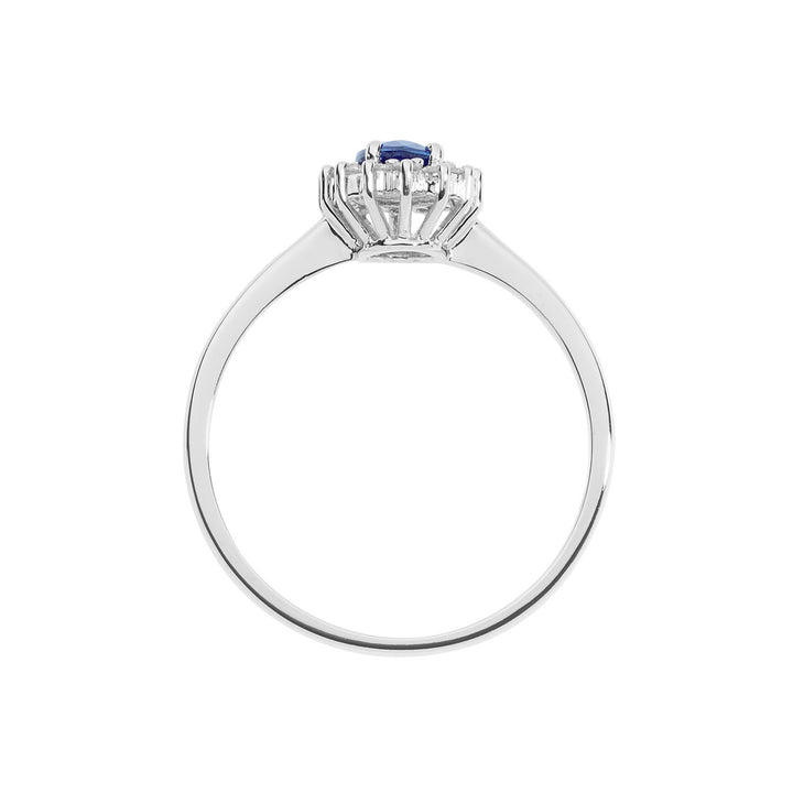 Comete Ring in Gold, Diamonds and Oval Emerald ANB2571S3