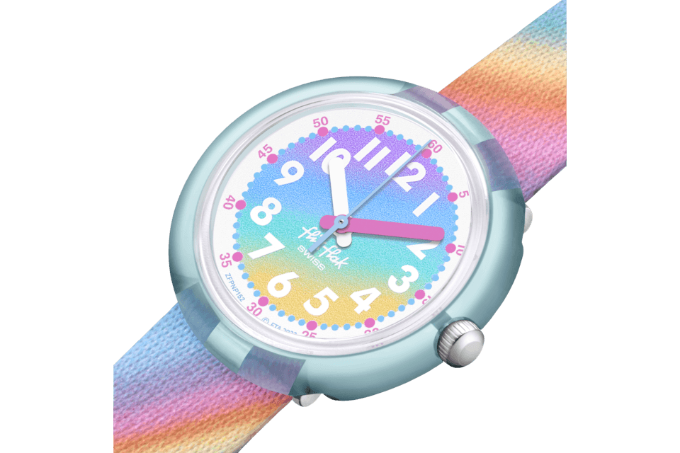 Flik Flak orologio LIQUID RAINBOW Organized Chaos 32mm FPNP152 - Capodagli 1937