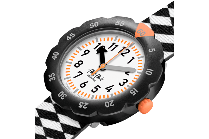 Flik Flak orologio RACE FLAG Organized Chaos 34mm FPSP069 - Capodagli 1937