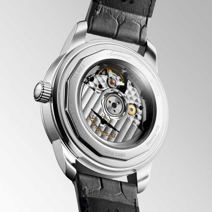 Longines orologio Conquest Heritage Central Power Reserve 38mm antracite automatico acciaio L1.648.4.62.2 - Capodagli 1937