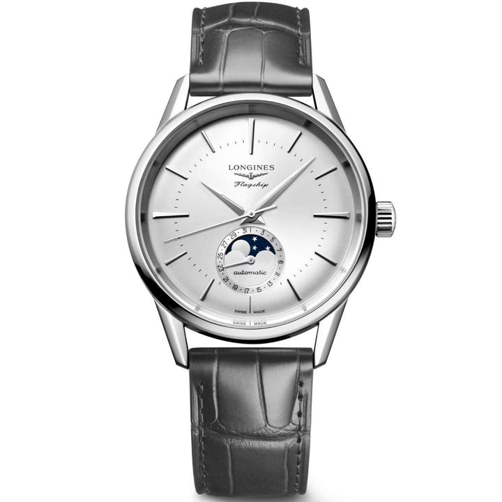 Longines orologio Flagship Heritage 38mm argento automatico acciaio L4.815.4.72.2 - Capodagli 1937