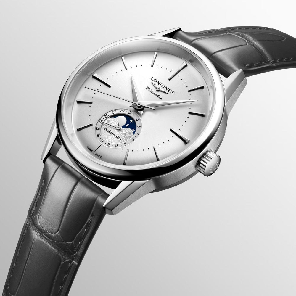 Longines orologio Flagship Heritage 38mm argento automatico acciaio L4.815.4.72.2 - Capodagli 1937