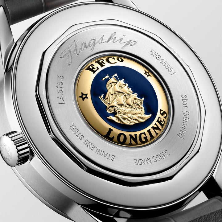 Longines orologio Flagship Heritage 38mm argento automatico acciaio L4.815.4.72.2 - Capodagli 1937