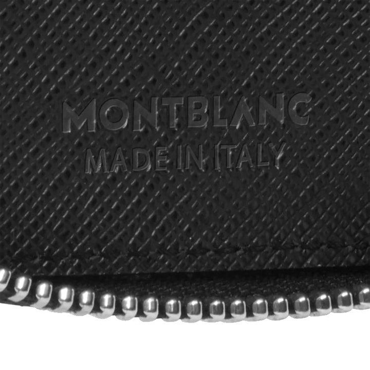 Montblanc astuccio per 2 strumento da scrittura con zip Sartorial nero 198363 - Capodagli 1937