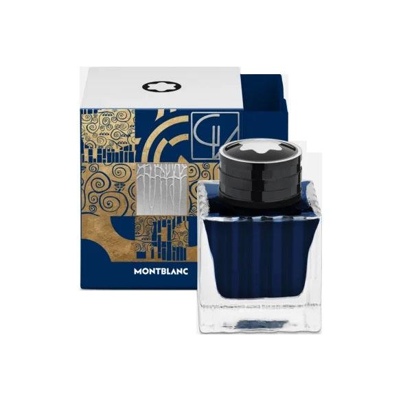 Montblanc boccetta d'inchiostro Master of Art Homage to Gustav Klimt blu 50 ml 132938 - Capodagli 1937