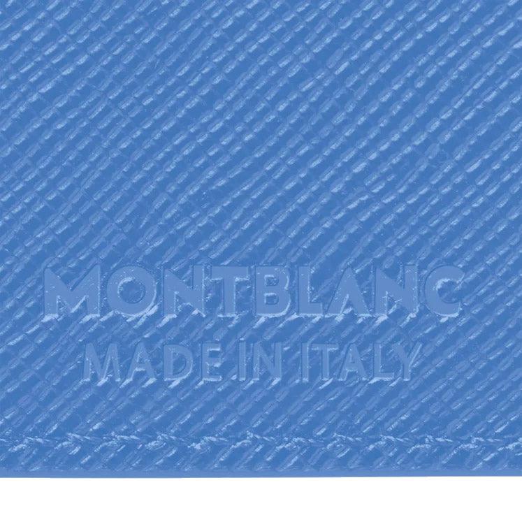 Montblanc porta carte 5 scomparti Sartorial Dusty Blue 198245 - Capodagli 1937