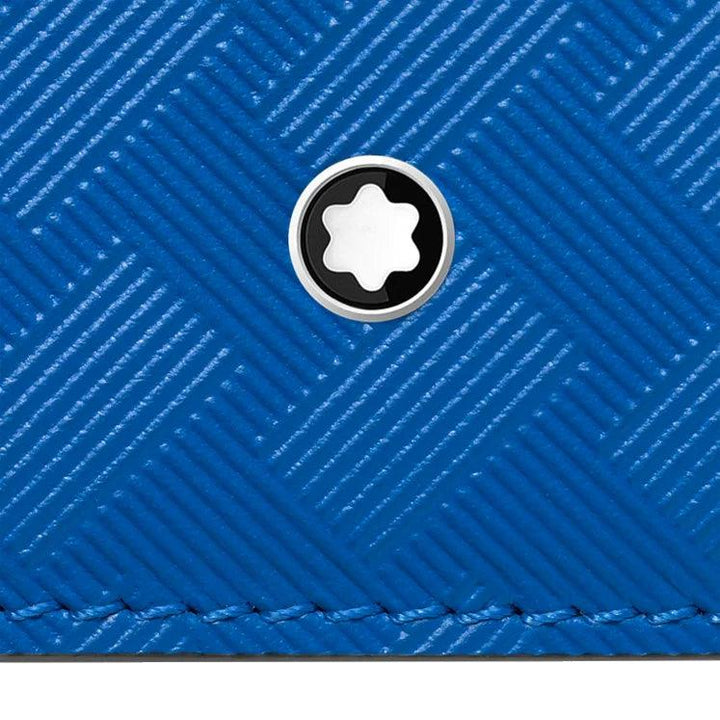 Montblanc porta carte a 8 scomparti tasca con cerniera Extreme 3.0 Atlantic Blue 130240 - Capodagli 1937