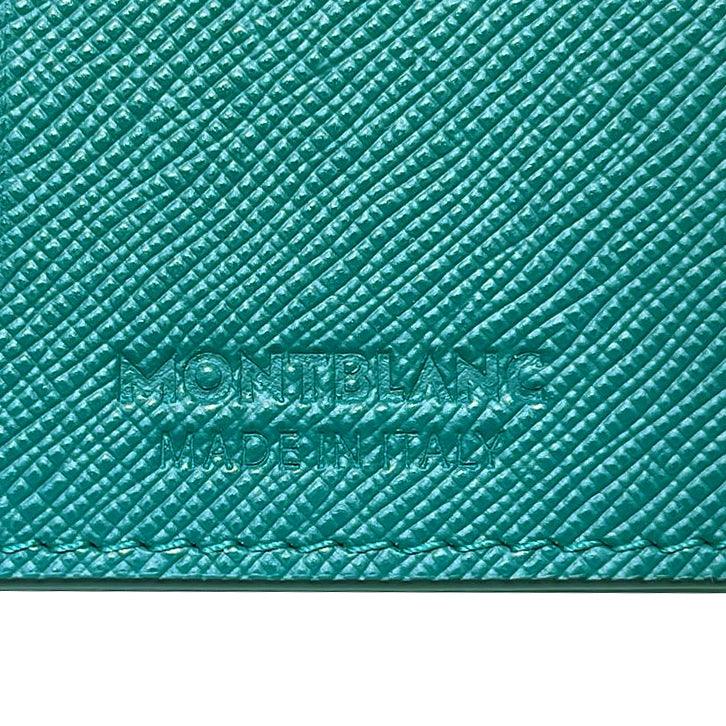 Montblanc portacarte di credito 4CC Sartorial Fern Blue 131726 - Capodagli 1937