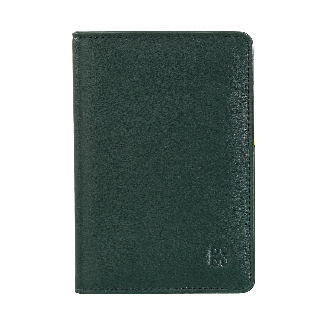 DUDU brings passport leather and credit cards RFID Multicolor