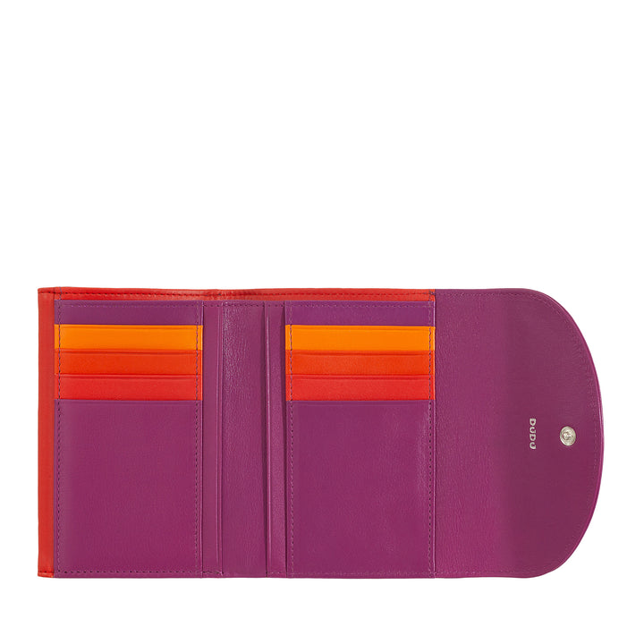 דודו נשים RFID קירות עולמיים עם פורטמון, צבע משאירים קירות כפולים בכרטיס כרטיס כרטיס כרטיס כרטיס