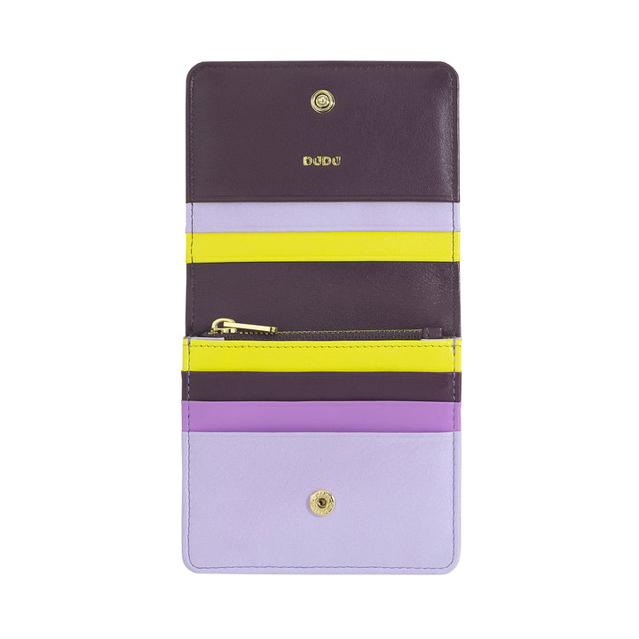 Dudu Women's Women Wallet in Skop Legant Rfid Ultra Compact Colorful Rfid with internal zip and 8 Card Card holders