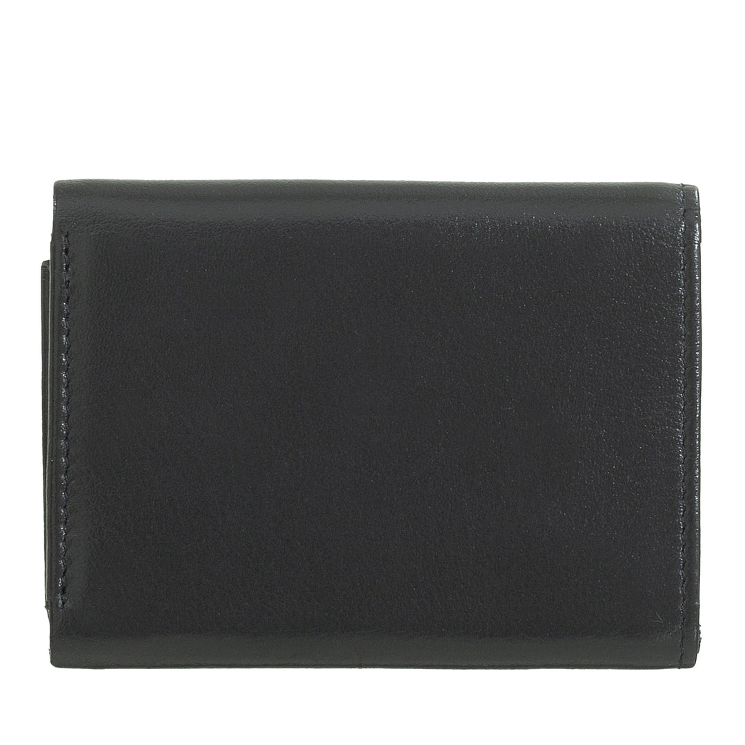 Dudu Small Men's Leather Wallet, Women's Wallet, Compact Design With Banknotes And Cards Doors Doors