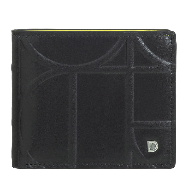 Dudu Small RFID's Portfolio לגברים בעור מודפס, ארנקי מחזיק כרטיסים עם דש פנימי, ללא דלת כניסה, כיס עם רשתית