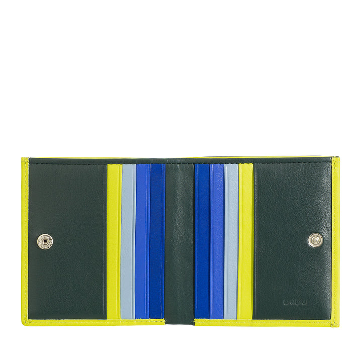 DUDU Multicolored RFID WALLE RFID Wallet Cards and coins