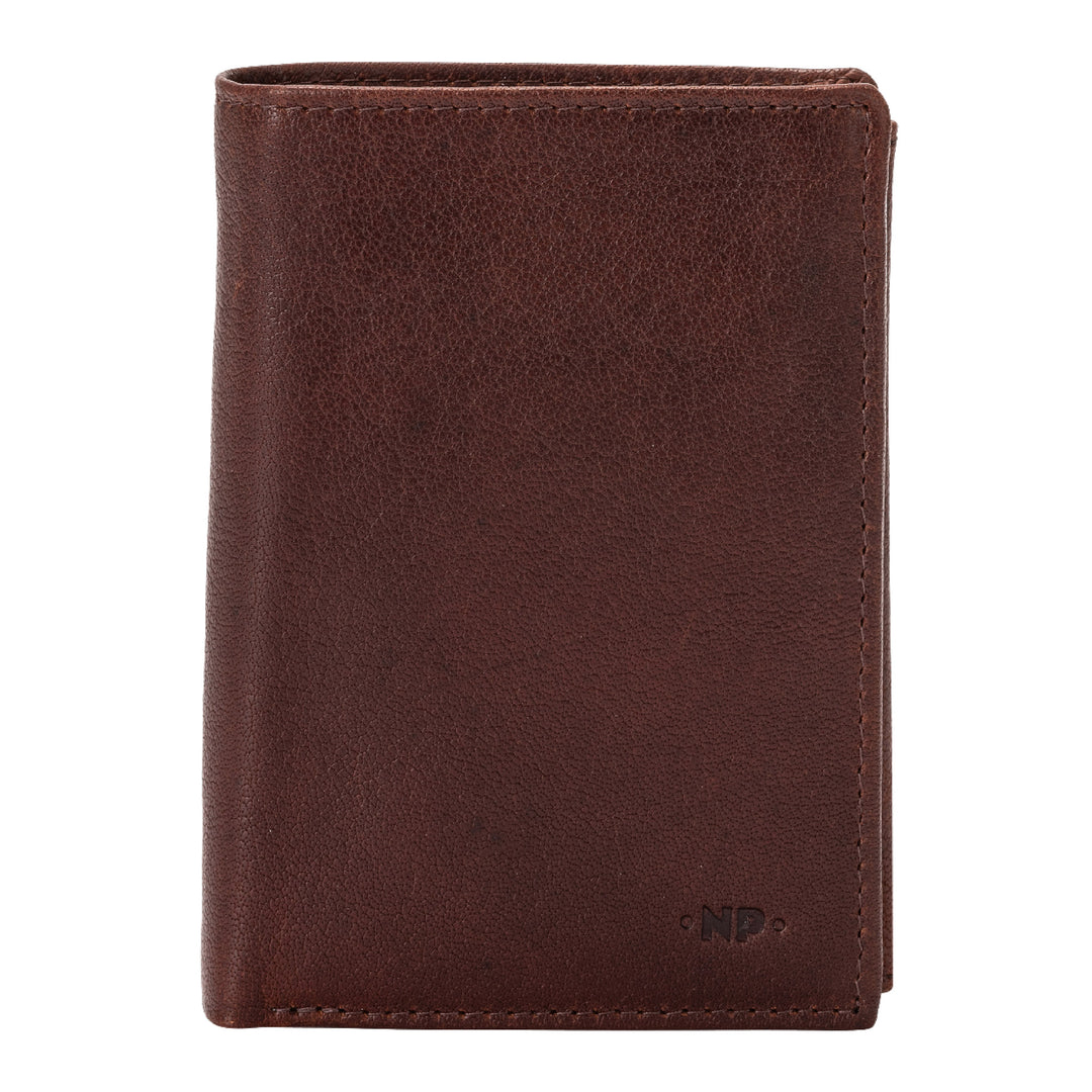 Nuvola leather vertical menu wallet in leather leather with holder 12 cards holder pockets and internal zip
