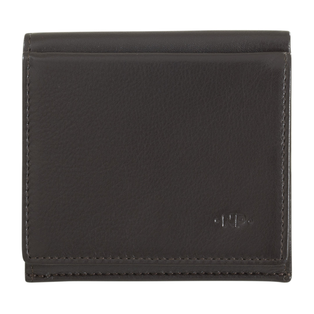 Cloud Leather Men's Small Wallet Nappa Leather with Coin Wallet and Card Holder