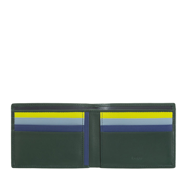 ארנק הגברים של דודו בלוק RFID בכיס עור קטן בתכנית עם חריץ כרטיס אשראי