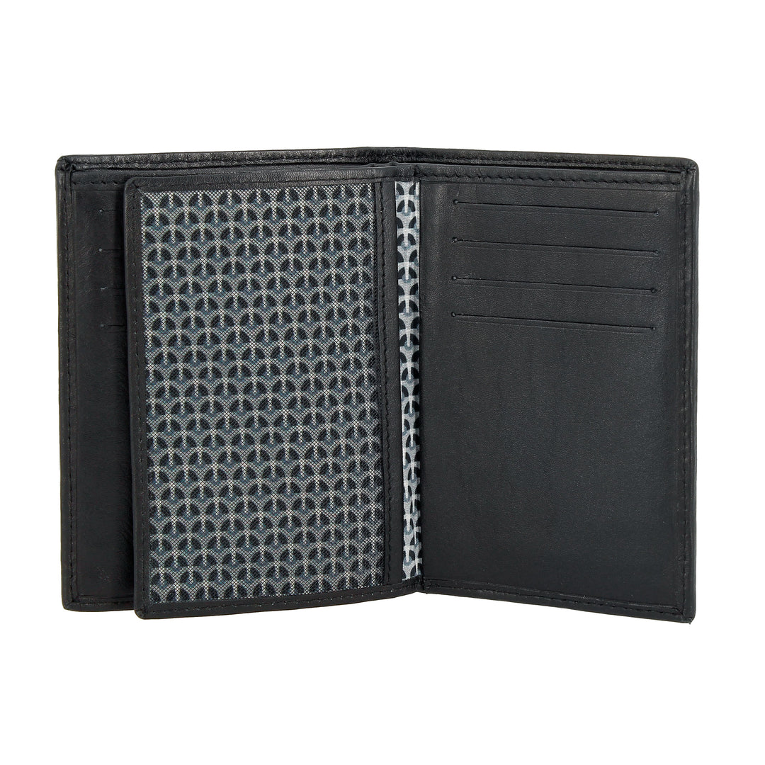 Nuvola leather portfolio vertical leather leather cards holder with internal zip zip zip