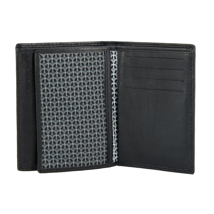 Nuvola leather portfolio vertical leather leather cards holder with internal zip zip zip