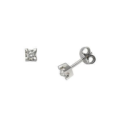 Sidalo orecchini punto luce oro 18kt diamanti 0,60ct colore G purezza VS certificato IGI M43-060 - Capodagli 1937