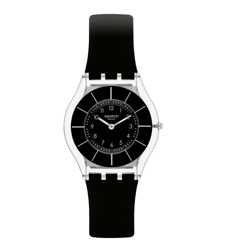 Swatch orologio BLACK CLASSINESS Originals Skin 34mm SS08K103 - Capodagli 1937