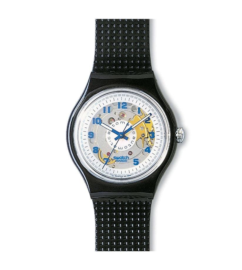 Swatch orologio ROUNDABOUT Originals Automatic 37mm SAN108 - Capodagli 1937