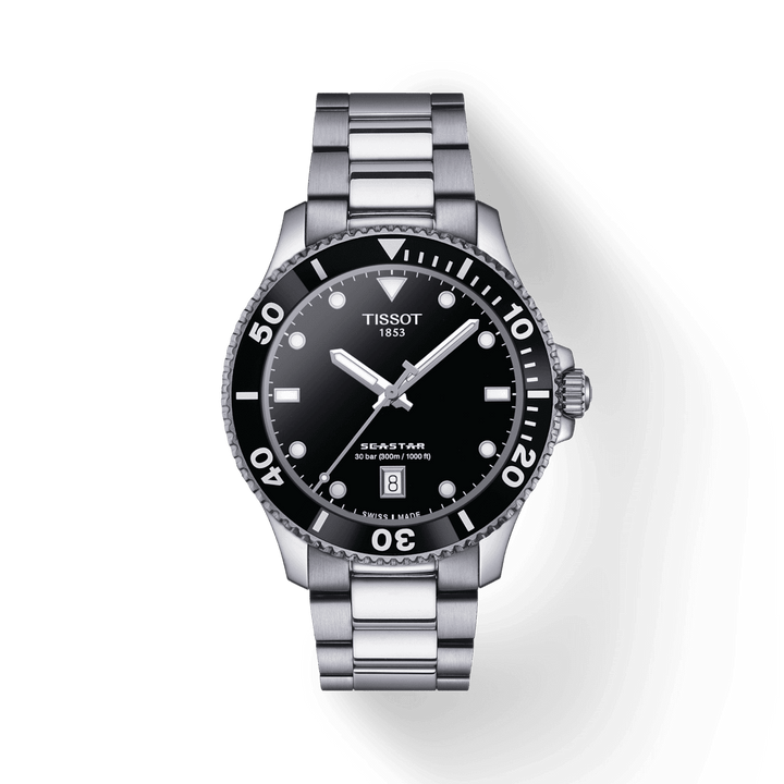 Tissot orologio Seastar 1000 40mm nero quarzo acciaio T120.410.11.051.00 - Capodagli 1937