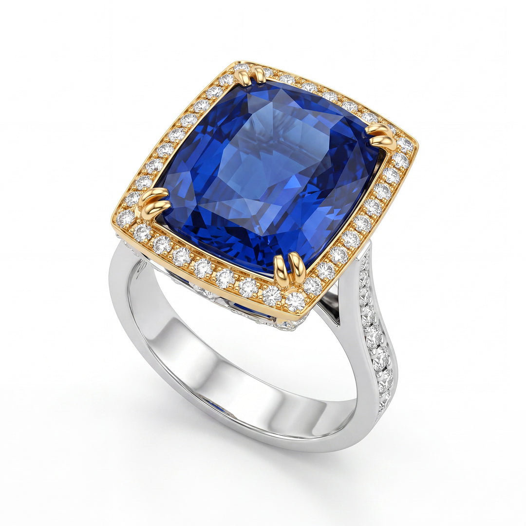 World Diamond Group sapphire ring 12.66 ct APU217DI-17328110023