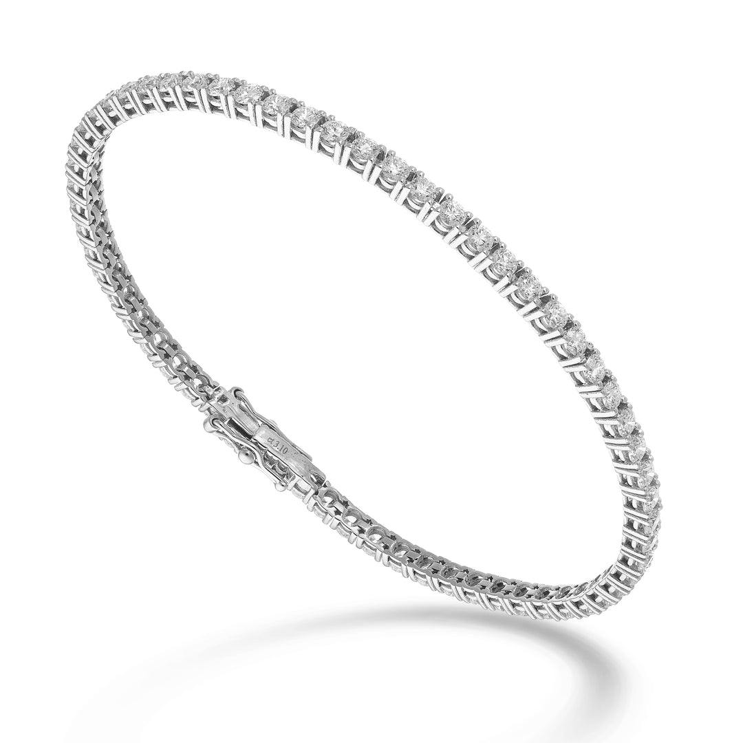 World Diamond Group cast tennis bracelet. light wire ct 0.05 each BTF800D005-175-26117110156