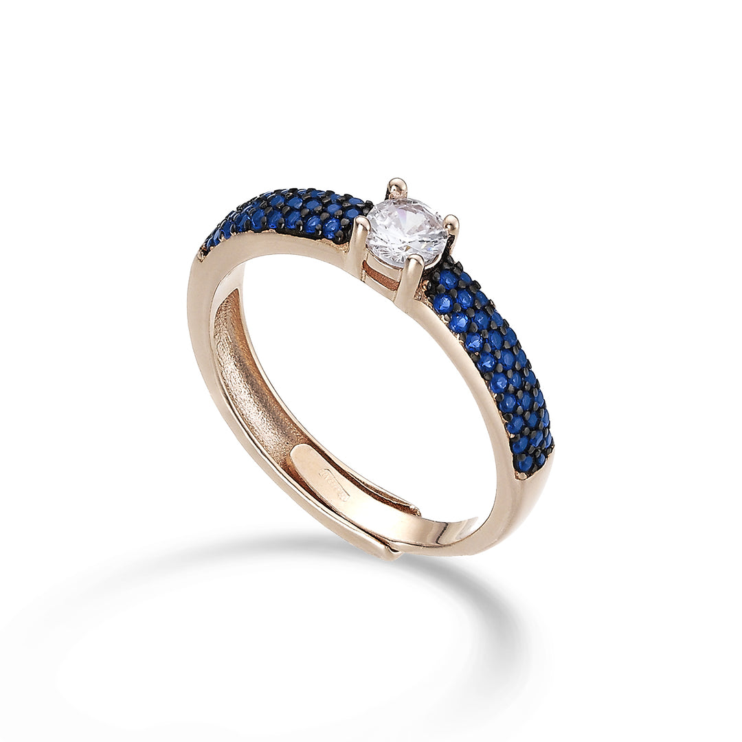 Nihama an ag925 gem swarovski blue and white NA7185A3BLU0000