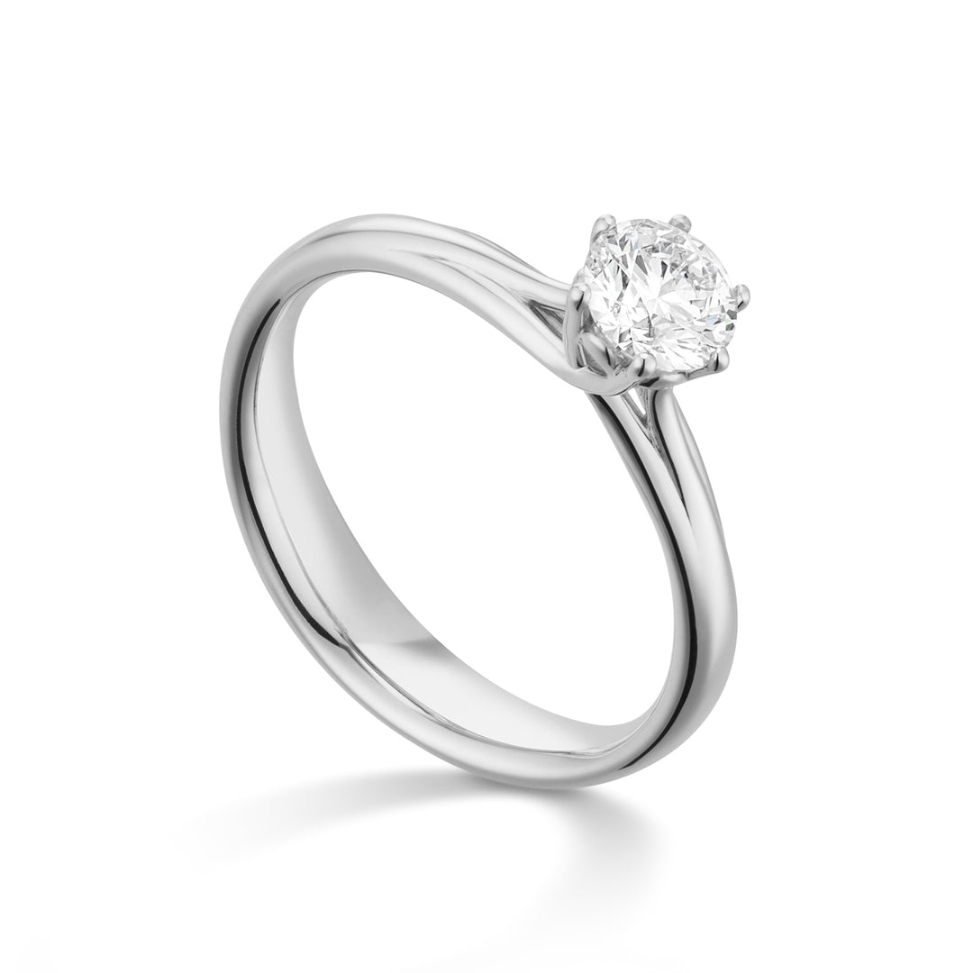 World Diamond Group grace solitaire ring 6 prongs ASL025DI-23059110017
