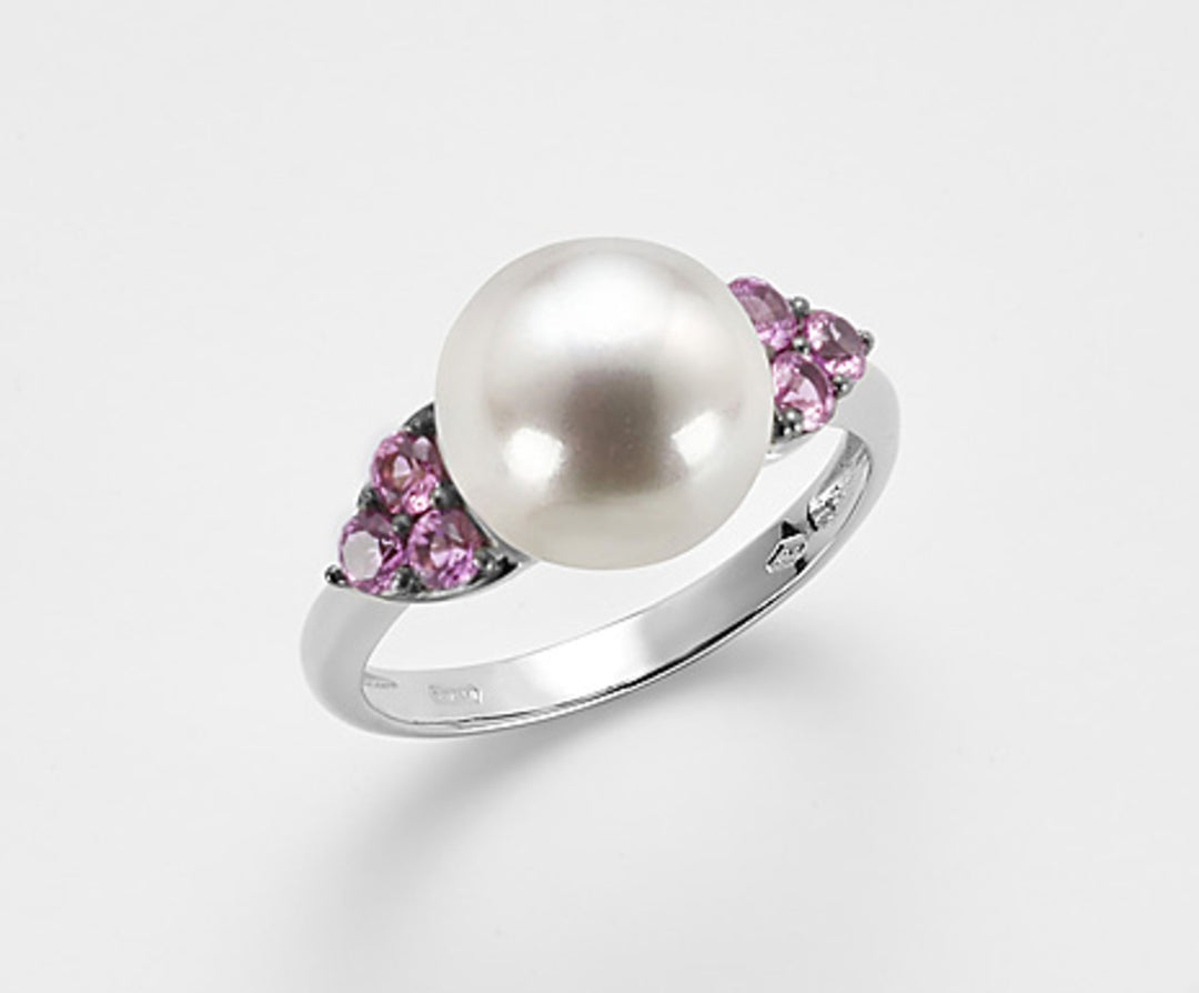 Mikiko an 18k fw 10/10.5 pink sapphires 0.42 ct MA0799O7ZAFFROSA