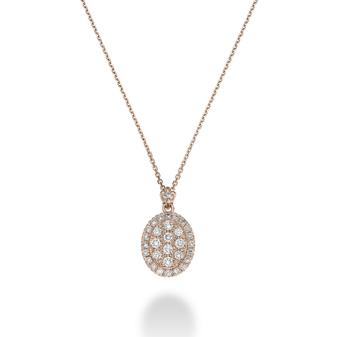 Golay multistone choker oval shape rose gold GMPC002DIR-23053110055