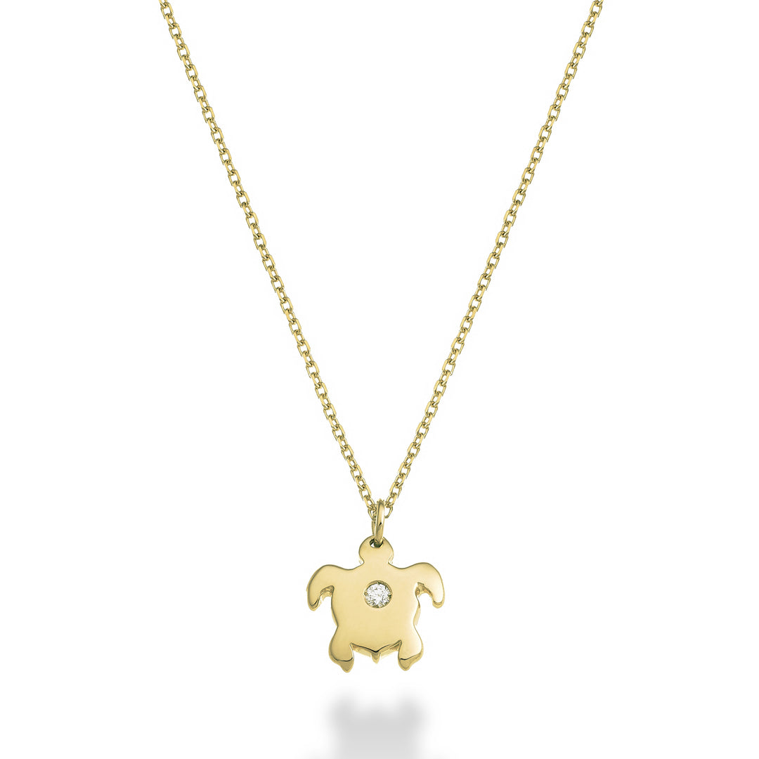 Nihama cl 18k turtle 0.01 ct yellow gold ND5131O1BR001