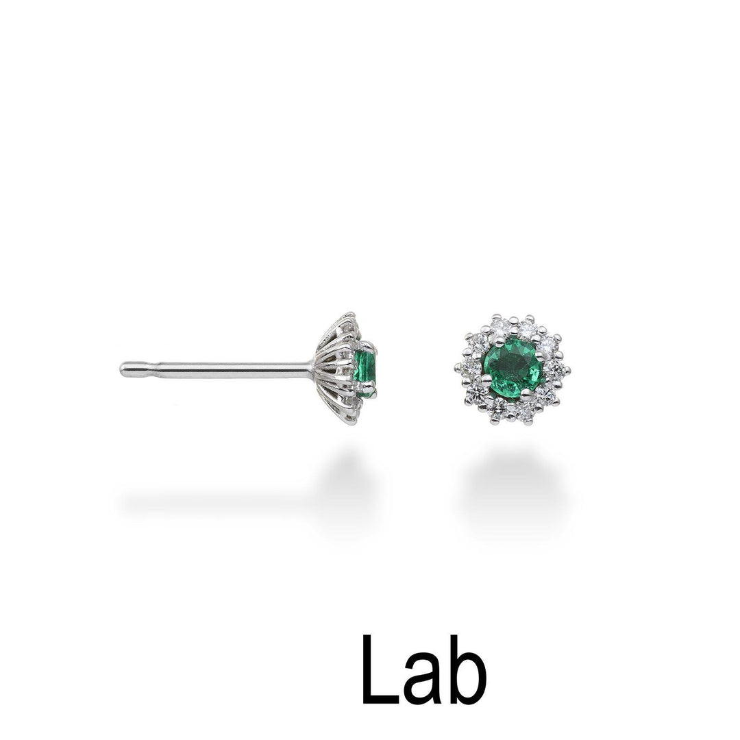 Mikiko or 18k emerald ct.0,20 diam. 0.14 ct size 2 MO5067O4SML020