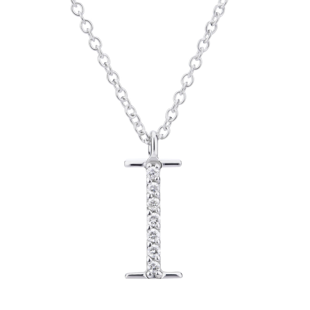 Golay cl 18k letter i big diam. 0.03 ct white gold GDGFIO4