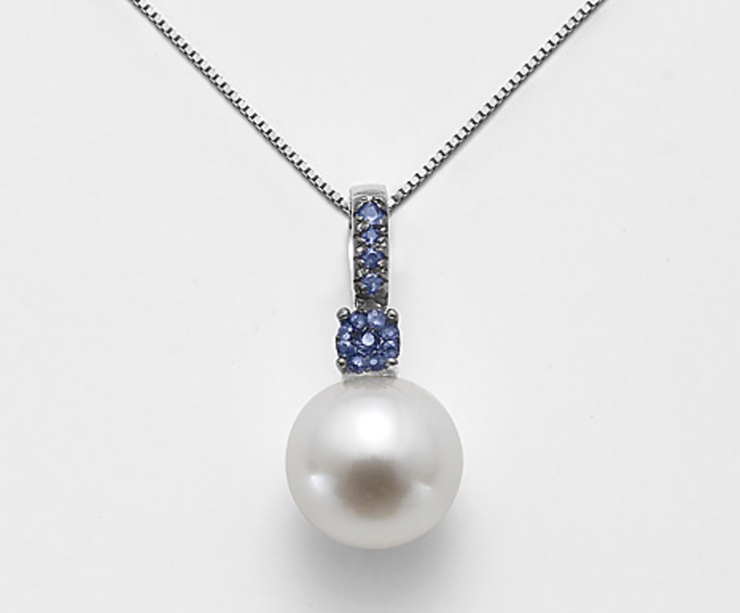 Nihama cl 18k fw 10/10.5 blue sapphires 0.11 ct ND0998O7ZAFFBLU