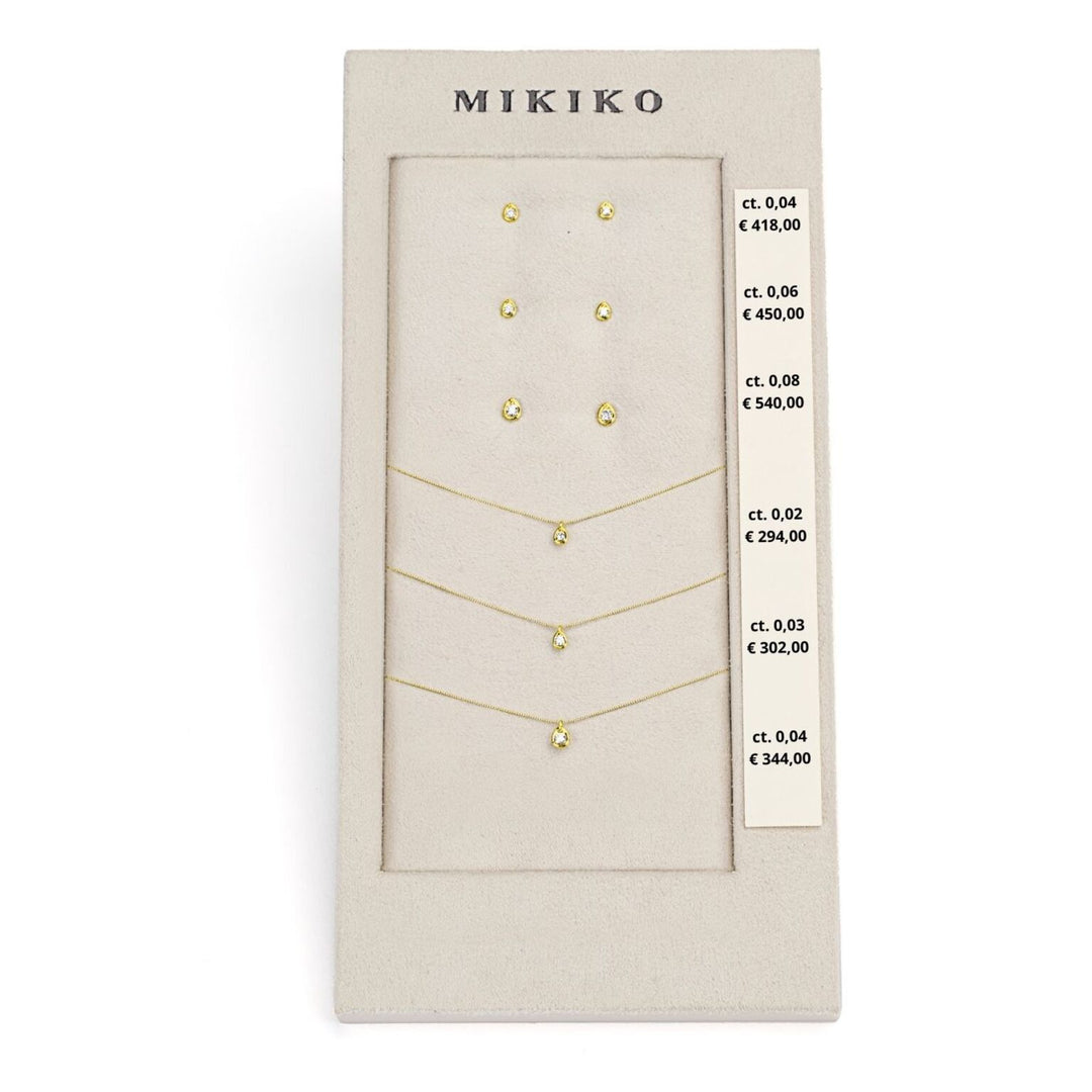 Mikiko package cl d5123 + or o5105 drop 18kt yellow gold 0.02-0.03-0.04 / 0.04-0.06-0.08 M.LIGHTBOX.64-G