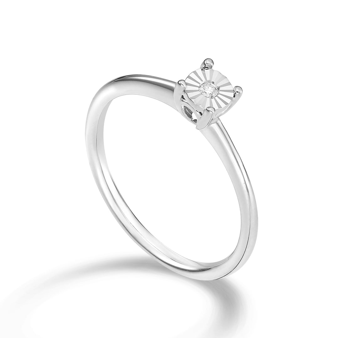 Nihama an 18k ct.0,03 size 5 NA5153O4BR002-5