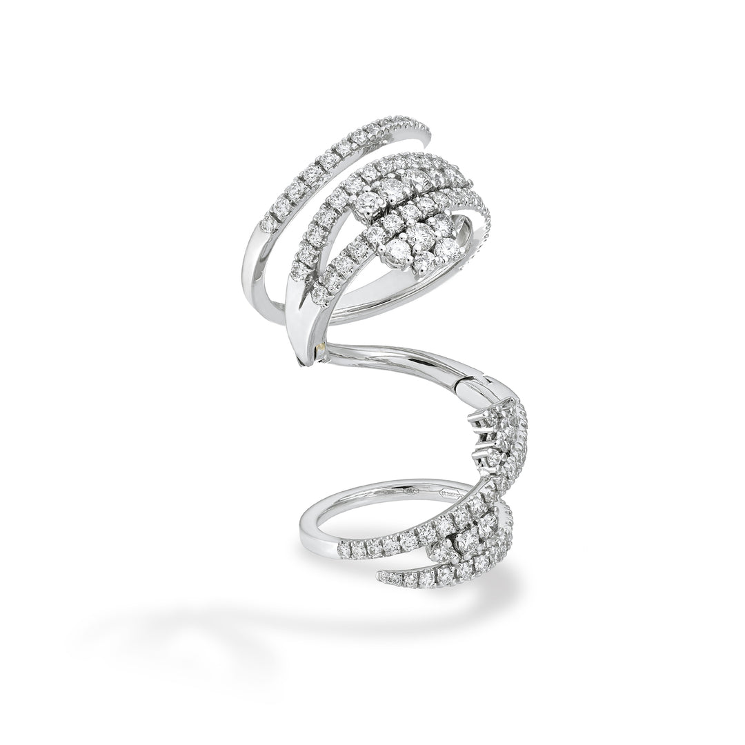 Golay fantasy snake ring, with added round stones ASNAKE02DI-25302110254