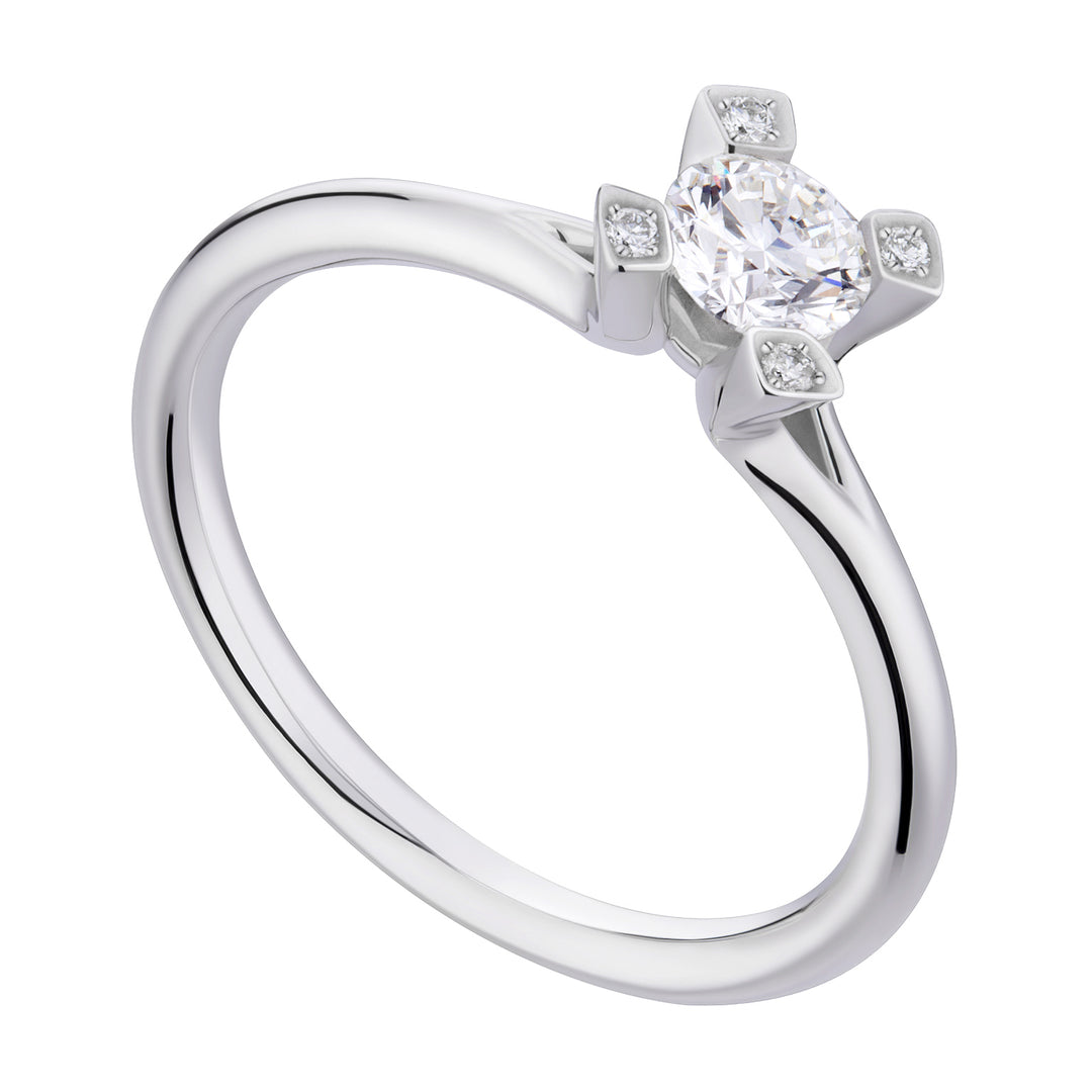 World Diamond Group fm ring griffe incas. g. smooth ct. 0.33-0.42 ASLFM006DI4-19015110034
