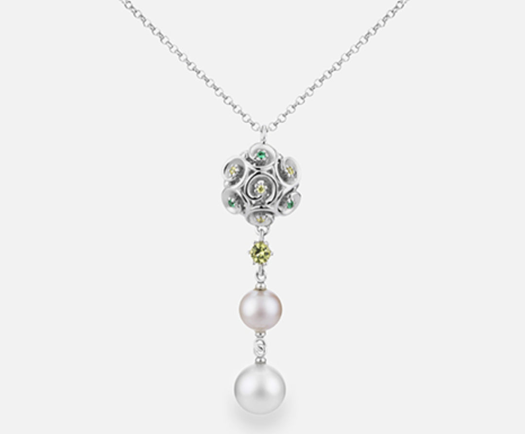 Nihama cl ag925 fw 6,5/7 7,5/8 gem green swarovski ND7549A4VERDE00