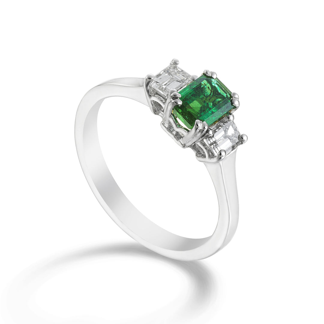 Golay trilogy cent. emerald octagonal 4x6 and diam.lat. ATRSEM002DS46-23255110132