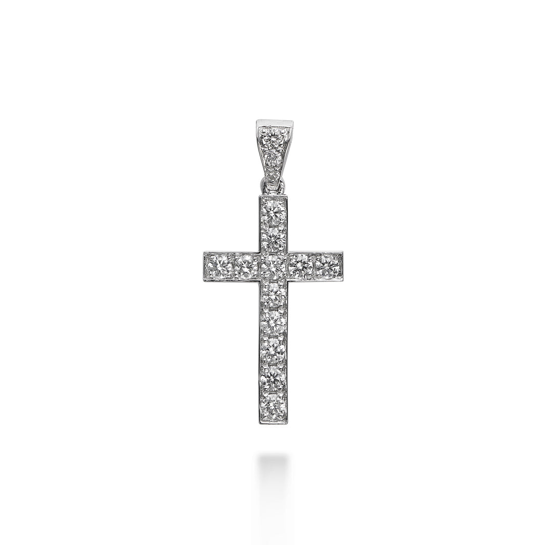 Golay pe 18k ct.0.49 cross size 4 cm.2.2 GP5003O4BR049-4