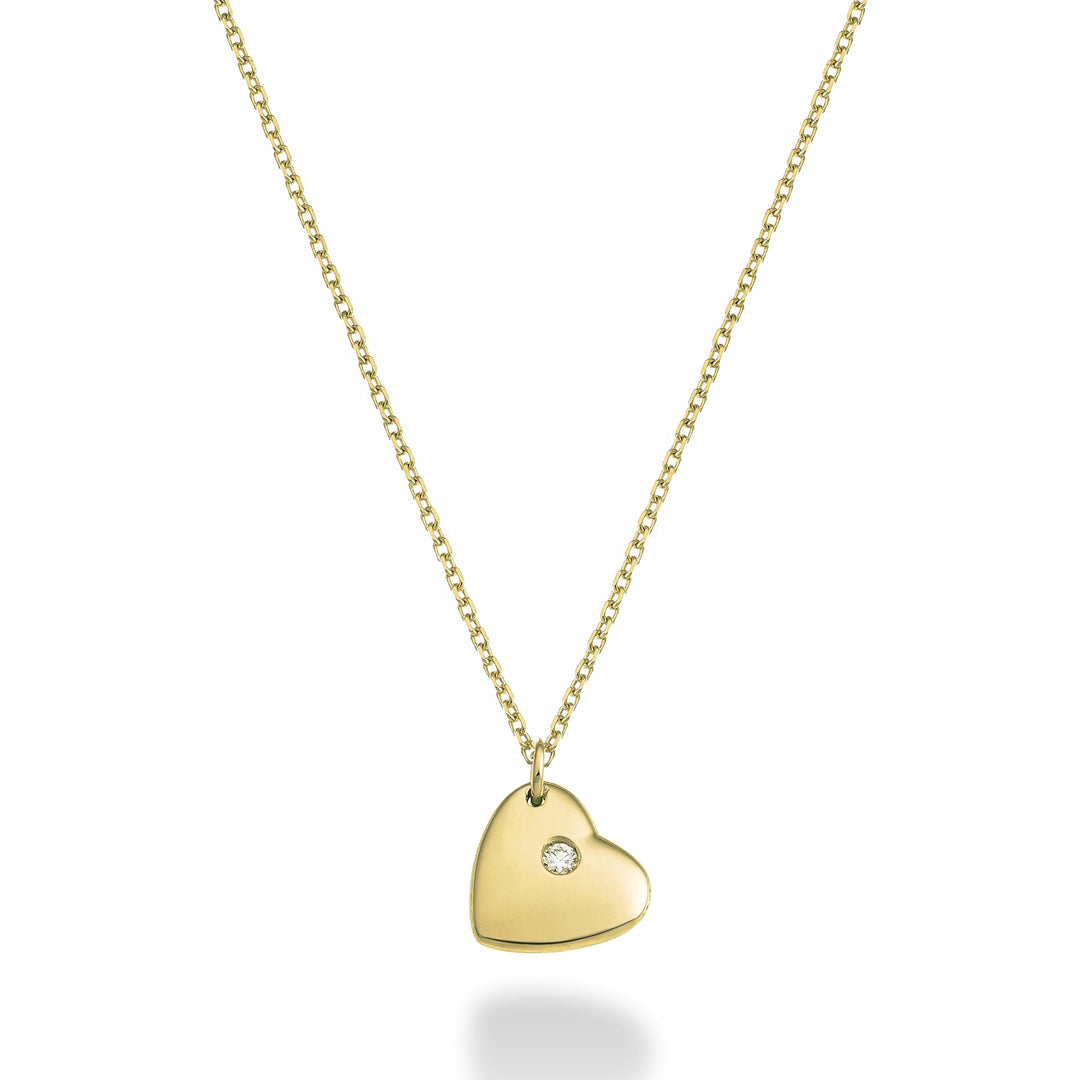 Nihama cl 18k heart 0.01 ct yellow gold ND5127O1BR001