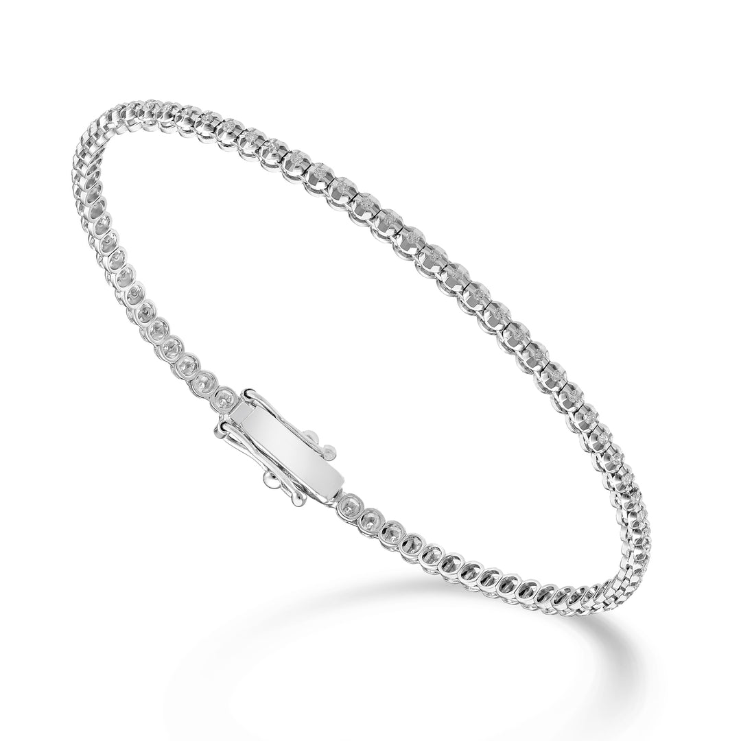Golay bracelet with octagonal bezels, external diameter 270 mm-cm 17 BMPF006DI070-26027110229