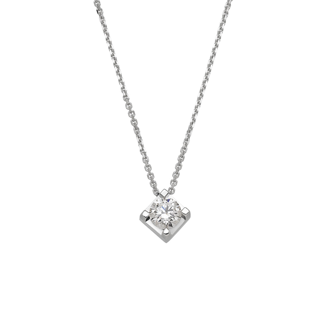 Golay necklace with diamond-shaped light point pendant GIM006R-23109110042