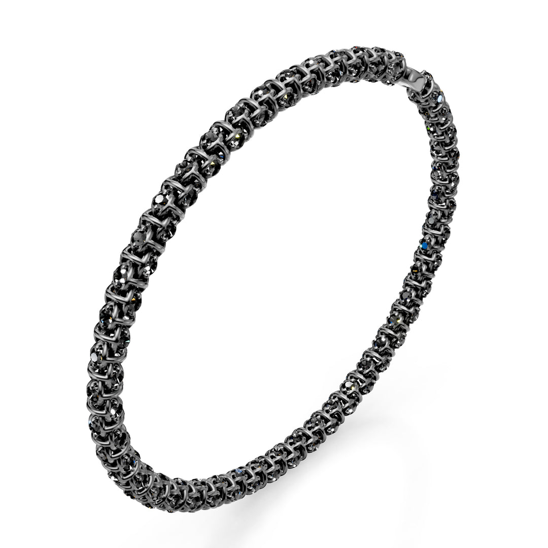 Golay soft mesh bracelet d. black ct 2.58 total black BD540BK0017N-190-24296110057