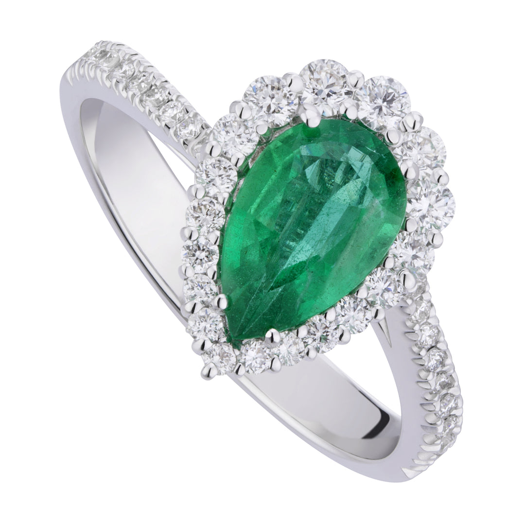 Golay emerald and diamond ring contrary APU329DISM-19133110069