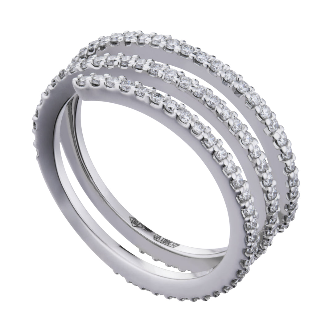 Nihama an 18k girodito 3 rows diam ct. 0.75 NAET071DI1O4